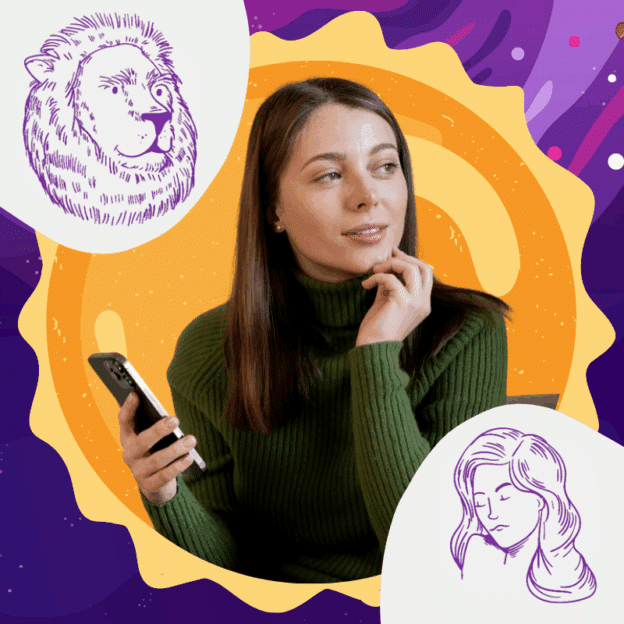 Vierge ascendant Lion