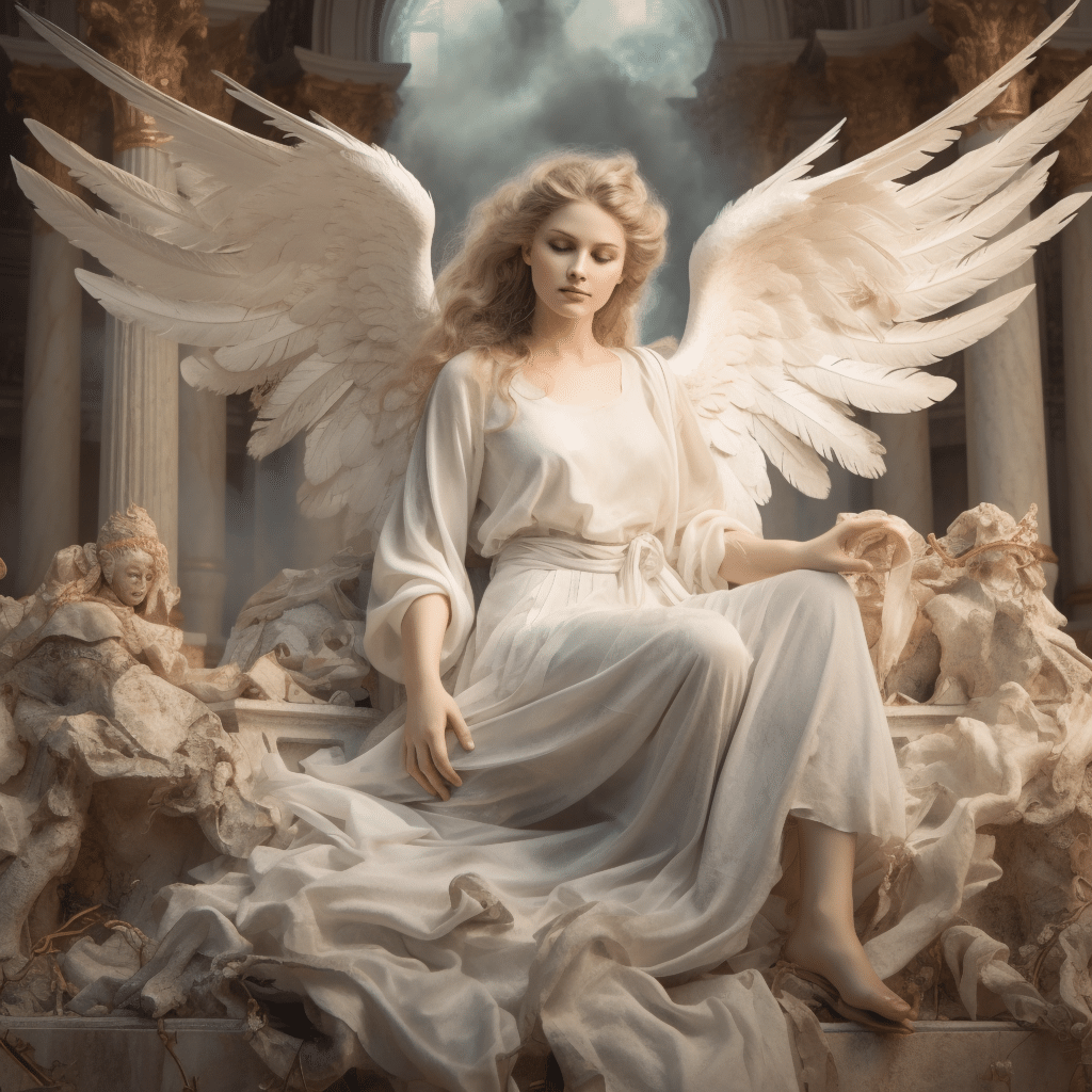 ANGE MELAHEL Protecteur du Cancer, lie l’Homme et le Divin