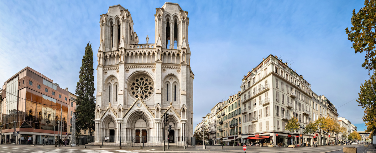 Basilique Notre-Dame Basilique Notre Dame de Nice, vue panoramique