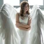 un ange au regard pensif 