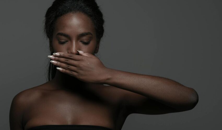 femme en situation de blocage