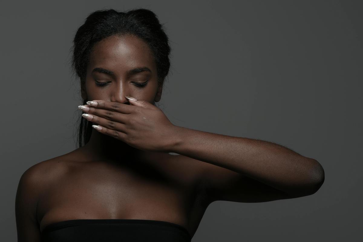 femme en situation de blocage