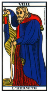 carte tarot l'hermite