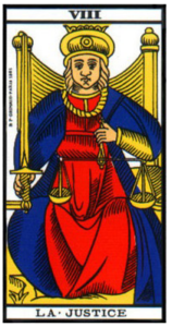 carte tarot la justice