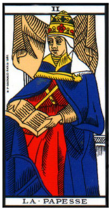 carte tarot la papesse