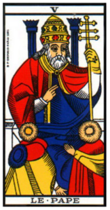 carte tarot le pape