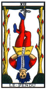 carte tarot le pendu