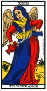 carte tarot la temperance